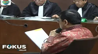 Di ujung pleidoi, Setnov berharap bisa membantu KPK menjadi justice collaborator guna memperjelas kasus E-KTP.