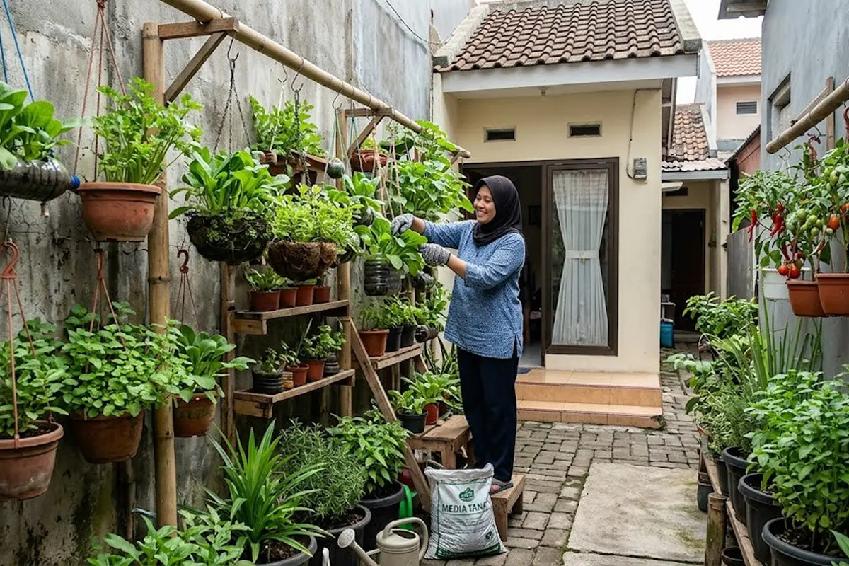 9 Ide Kebun Sayur di Lahan Kecil agar IRT Tidak Sering Belanja di Pasar