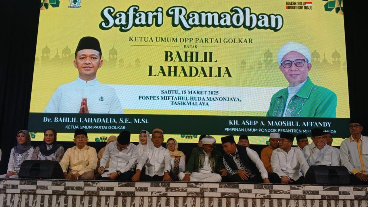 Bahlil Safari Ramadan ke Ponpes di Tasikmalaya