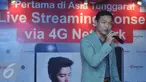 CEO iShow, Sean Tham saat menggelar konferensi pers terkait peluncuran online streaming platform iShow, Jakarta, Selasa (22/12/2015). iShow dan PT Smartften Telecom akan menghadirkan live streaming konser Aliando Syarief. (Liputan6.com/Gempur M Surya)