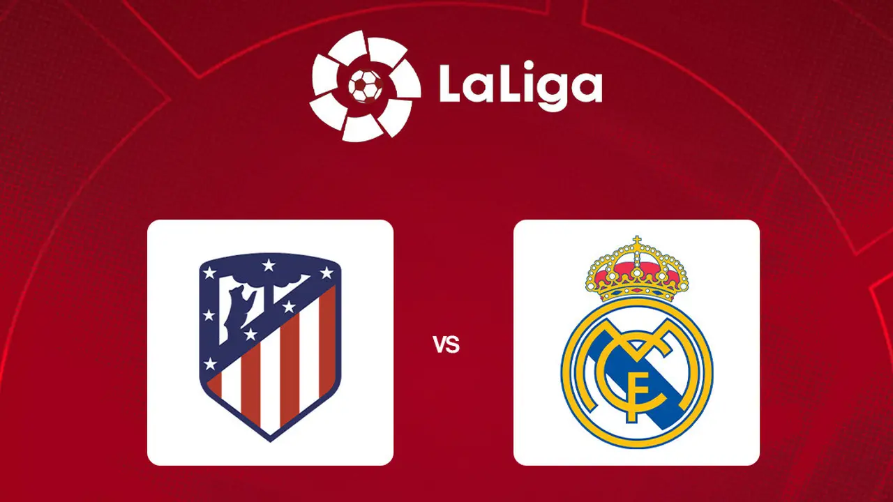Liga Spanyol - Atletico Madrid Vs Real Madrid