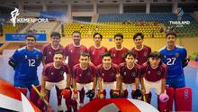 Timnas Hockey Indoor Putra Indonesia memastikan medali emas SEA Games 2025 Thailand setelah menundukkan Malaysia pada final di Thailand National Sports University, Nong Mai Daeng, Chonburi, Sabtu (19/12/2025). (dok. Kemenpora)