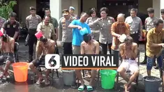 Polres Karanganyar menangkap 6 pelaku video viral mandi di atas motor. Polisi melakukan pembinaan terhadap keenam remaja tersebut sebelum akhirnya diserahkan kepada orangtuanya. Video mereka mandi diatas motor viral di Sosial Media.