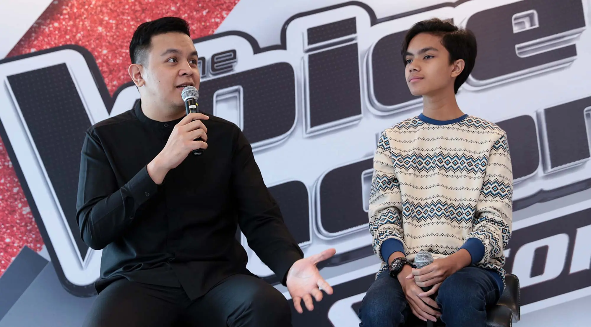Tulus dan Cristo, juara The Voice Kids season pertama (Deki Prayoga/Bintang.com)