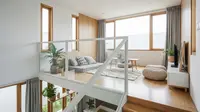 7 Desain Mezzanine Rumah Type 45, Tambah Ruang Tanpa Renovasi Besar