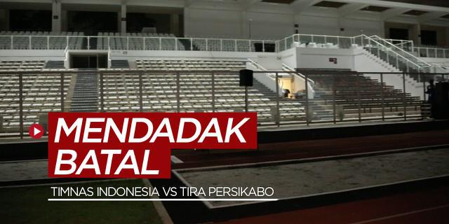 VIDEO: Tidak Dapat Izin, Timnas Indonesia Mendadak Batal Hadapi Tira Persikabo