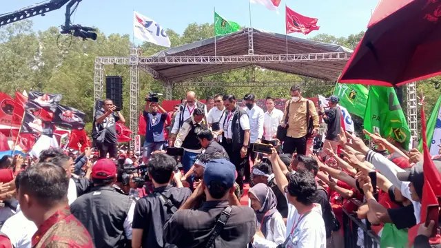 Mahfud Md berkampanye di Batam. (Foto: Liputan6.com/ajang Nurdin)