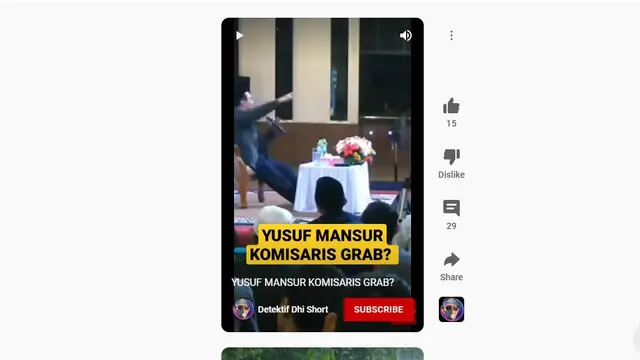 Ustaz Yusuf Mansur mengaku sebagai komisaris Grab dalam ceramahnya yang viral (YouTube - Detective Dhi Short)