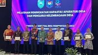 Penutupan Pelatihan Peningkatan Kapasitas Aparatur Pemerintah Desa Program Penguatan Pemerintahan dan Pembangunan Desa (P3PD) Tahun 2023, di Palembang, Rabu (8/11/2023) malam. (Istimewa)