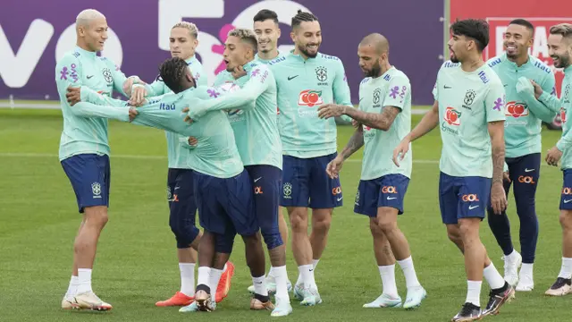 Foto: Ribut-ribut di Sesi Latihan Timnas Brasil Jelang Piala Dunia 2022