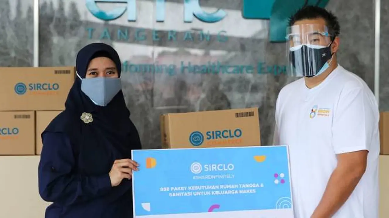 Sirclo Distribusikan 800 Paket Bansos ke Nakes