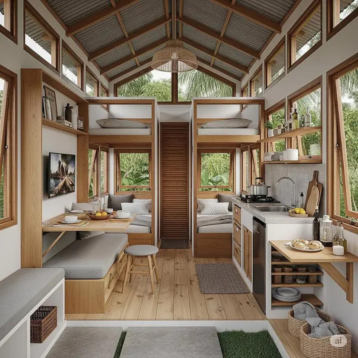 7 Inspirasi Desain Rumah Kecil 4x6 2 Kamar yang Mungil, Fungsional, dan Hemat Anggaran