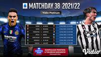 Link Live Streaming Liga Italia 2021/2022 Matchday 38 di Vidio, 21-23 Mei 2022. (Sumber : dok. vidio.com)