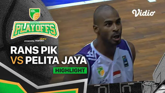 Berita video highlights laga kemenangan RANS PIK Basketball atas Pelita Jaya pada gim kedua playoff IBL (Indonesia Basketball League) 2022, Minggu (14/8/2022) siang hari WIB.