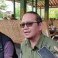 Bupati Cirebon Imron dan Kepala BI Cirebon Hestu Wibowo berkoordinasi menggali peluang baru usai Bandara Kertajati Beroperasi. Foto (Liputan6.com / Panji Prayitno)