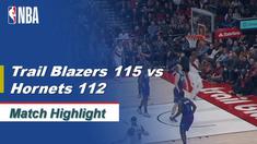 Berita Video Highlights NBA 2019-2020, Portland Trail Blazers Vs Charlotte Hornets 115-112
