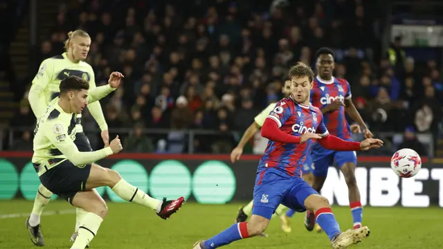Gol Penalti Haaland Antar Manchester City Kalahkan Crystal Palace di Liga Inggris