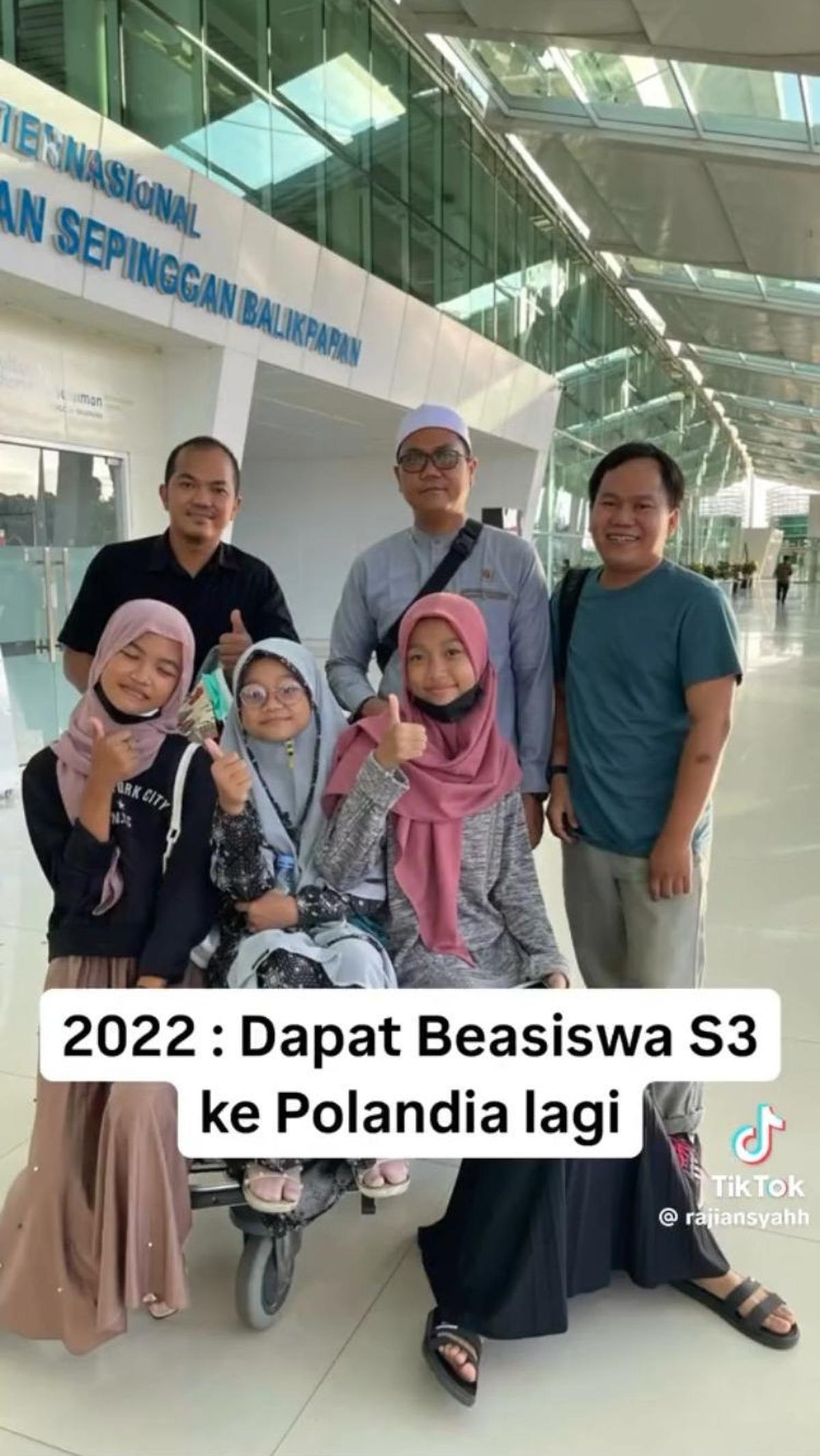 Di tahun 2023, ia kembali mendapat beasiswa ke Polandia. Di tahun yang sama, ia lolos CPNS dan menjadi dosen di Universitas Mulawarman.