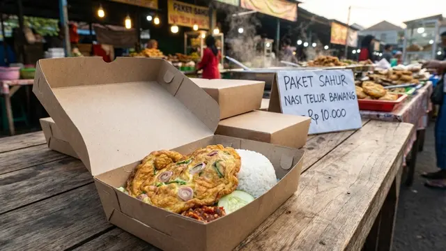 Ide Jualan Paket Nasi Rp10 Ribuan untuk Sahur/Gemini AI