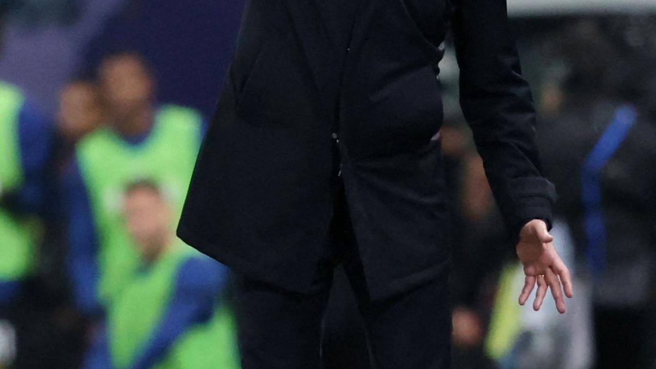 Pelatih Inter Milan, Simone Inzaghi mencatatkan rekor sebagai pelatih Inter dengan jumlah kemenangan terbanyak dalam final sepanjang sejarah klub, dengan lima trofi.<br>(Foto REUTERS / Ahmed Yosri)<br>