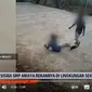 Aksi perundungan pelajar SMP di Cimanggu, Kabupaten Cilacap, Jawa Tengah. (YouTube Liputan6)