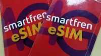 Smartfren menjadi provider pertama yang mengeluarkan eSIM (embedded SIM).