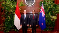 Presiden Joko Widodo (Jokowi) melangsungkan pertemuan bilateral dengan Perdana Menteri Selandia Baru, Christopher Luxon, di Hotel Park Hyatt, Melbourne, Australia pada Selasa (5/3/2024). (Foto: Biro Pers, Media, dan Informasi Sekretariat Presiden)