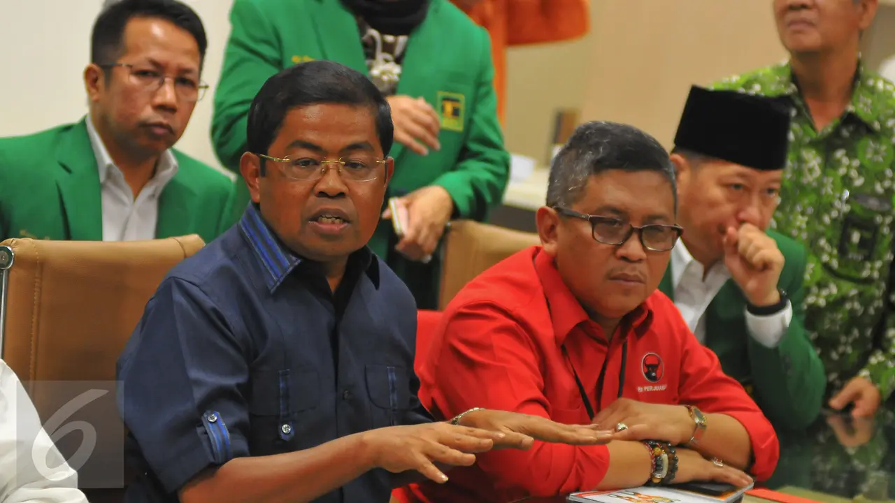 Idrus Marham - Hasto Kristiyanto