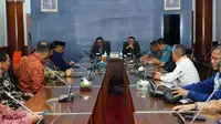 Sebanyak 16 kepala daerah dari PKS mengunjungi Lembaha Pertahanan Nasional (Lemhanas), membahas soal tantangan kepala daerah dalam menghadapi investasi asing yang masuk ke daerah.