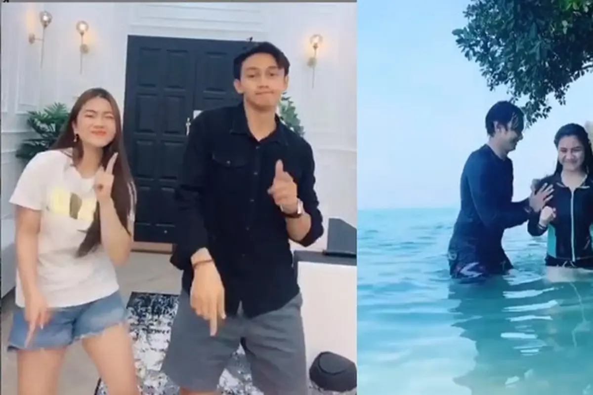 6 Momen Caesar Hito dan Felicya Angelista saat Bikin Video TikTok, Bikin Gemas