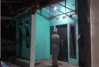 Penampakan pocong di Tangerang