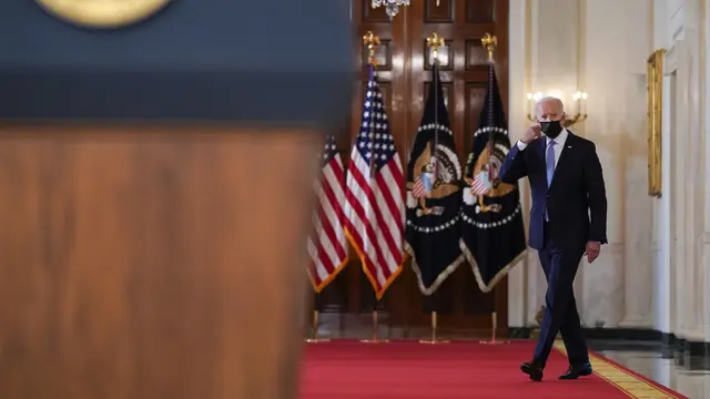 FOTO: Joe Biden Resmi Akhiri Perang Amerika Serikat di Afghanistan