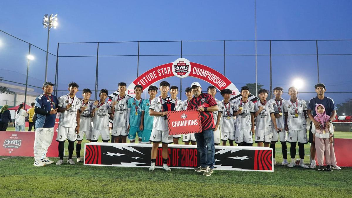 Gelandang Persija Apresiasi Future Star Competition U-15, 2026, RSoccer Training Camp Keluar Sebagai Juara