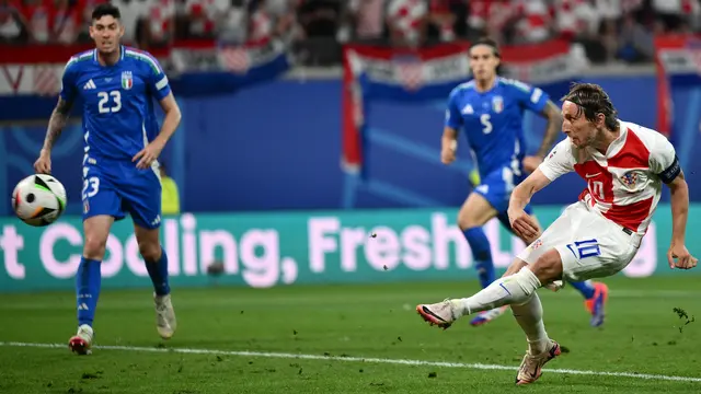 Hasil Euro 2024 Kroasia vs Italia