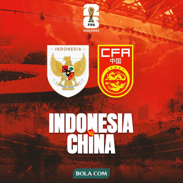 Kualifikasi Piala Dunia 2026 Zona Asia - Timnas Indonesia Vs China