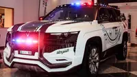 Polisi Dubai kembali menambah armada mobil mewahnya. Kali ini, mereka dibekali mobil SUV baru bernama 'Ghiath'.