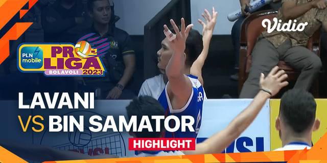 VIDEO: Highlights Final Four PLN Mobile Proliga 2023, Jakarta Lavani Allo Bank Taklukkan Surabaya BIN Samator dalam 3 Set
