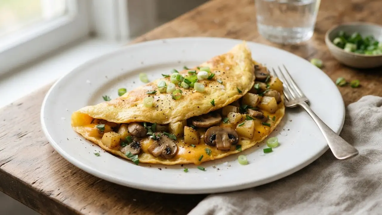 Resep Omelet Jamur Kentang