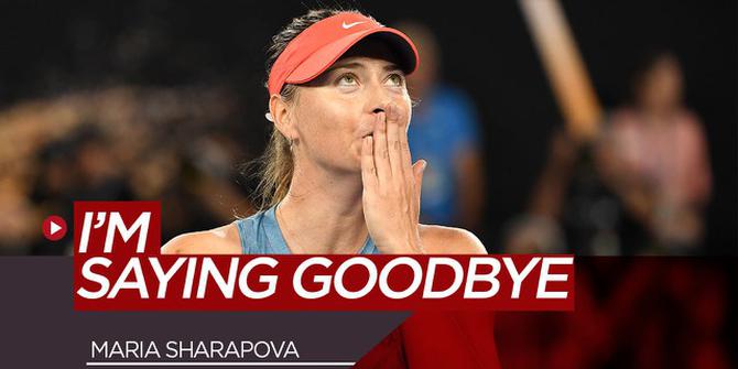 VIDEO: Petenis Cantik Maria Sharapova Putuskan Pensiun