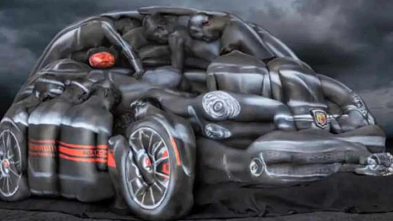 Body PaintingFiat 500 Abarth Cabrio (Youtobe)