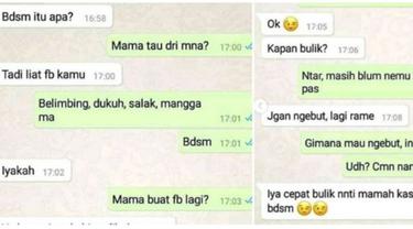 6 Chat Mama Ngegas ke Anaknya Ini Bikin Senyum