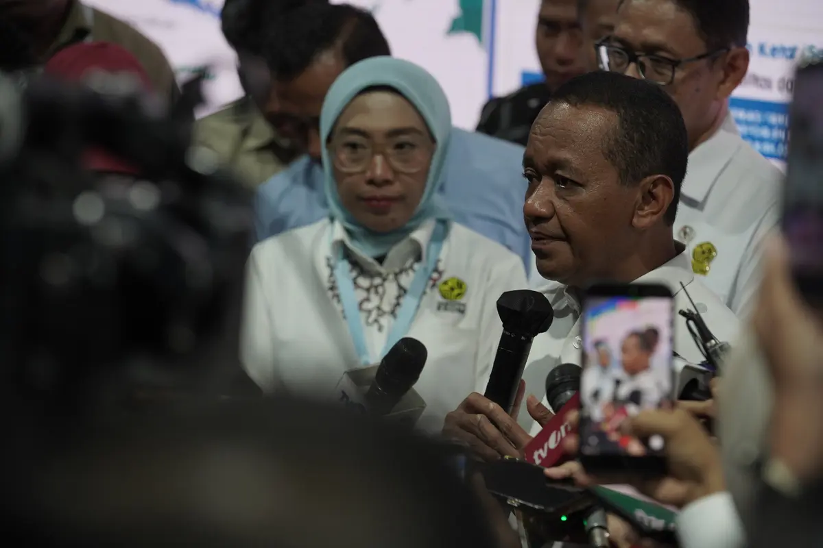 Menteri ESDM Bahlil Lahadalia saat meresmikan program B50, Kamis (9/7/2026). (Foto:Badan Komunikasi Pemerintah)
