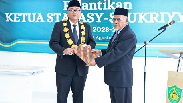 Pelantikan Ketua STAI Asy-Syukriyyah Tangerang Assoc. Prof. Dr. Evan Hamzah Muchtar, M.E.Sy.