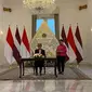 Menteri Luar Negeri Latvia Baiba Braze mendukung Indonesia dalam upaya menjaga stabilitas dan perdamaian di Indo Pasifik, termasuk upaya RI membangun arsitektur regional yang inklusif melalui pandangan ASEAN (Dok. Liputan6.com/Teddy Tri Setio Berty).