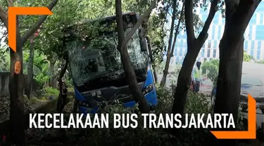 Bus Transjakarta jurusan Cililitan-Grogol mengalami kecelakaan di Tanjung Duren. Sejumlah penumpang mengalami luka-luka.