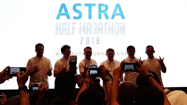 Konferensi pers jelang Astra Half Marathon 2019 (Foto: Fitri Haryanti/Liputan6.com)
