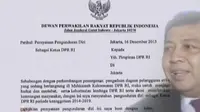 Setya Novanto menyatakan mundur dari jabatannya sebagai ketua DPR dalam surat tertulis yang dibacakan wakil ketua MKD.