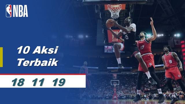 Berita Video 10 aksi pemain terbaik NBA tanggal 19 November 2019
