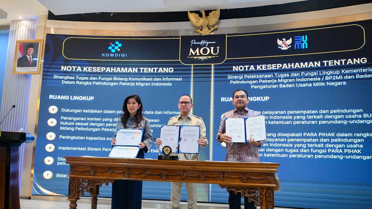 Kemkomdigi bekerja sama dengan Kementerian Pelindungan Pekerja Migran Indonesia (KP2MI)