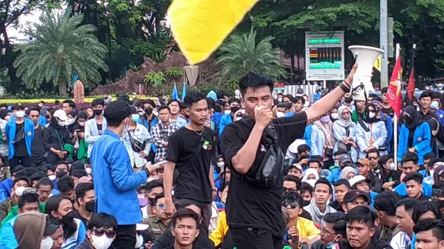6 Fakta Aksi Unjuk Rasa Mahasiswa Sumsel di Kota Palembang